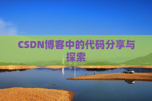 CSDN博客中的代码分享与探索